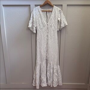 White Polka Dot Dress